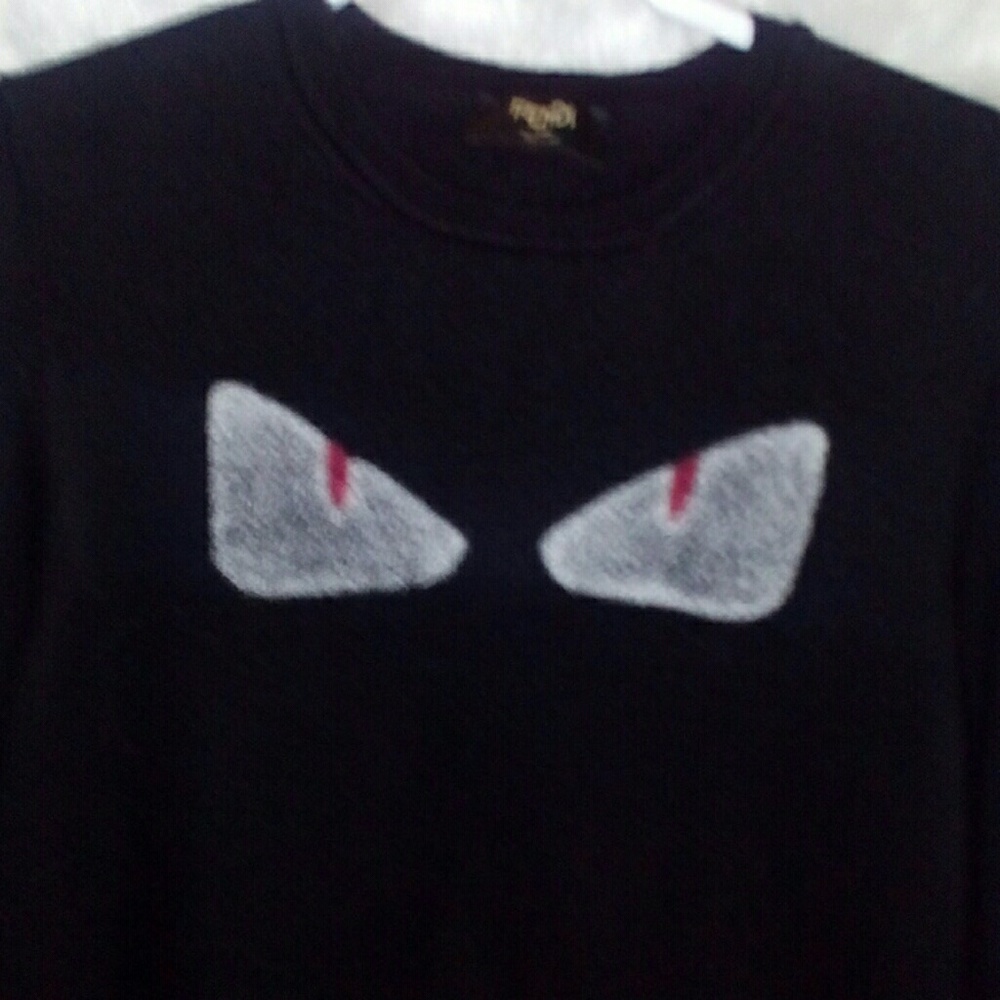 Fendi Cashmere Monster Eyes Sweater - Picture 5 of 7